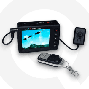 CÁMARA ESPÍA PROFESIONAL OCULTA EN BOTÓN O TORNILLO + DVR GRABADOR LCD