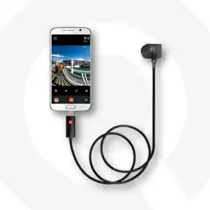 CÁMARA ESPÍA OCULTA EN BOTÓN CON CABLE USB 1M PARA CONECTAR A SMARTPHONE ANDROID
