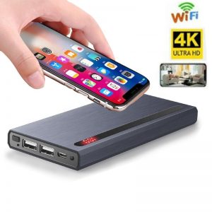 POWER BANK BATERÍA EXTERNA ESPÍA CON CÁMARA OCULTA FULL HD 1080P GRAN ANGULAR 140º INALÁMBRICA WIFI P2P VISIÓN NOCTURNA