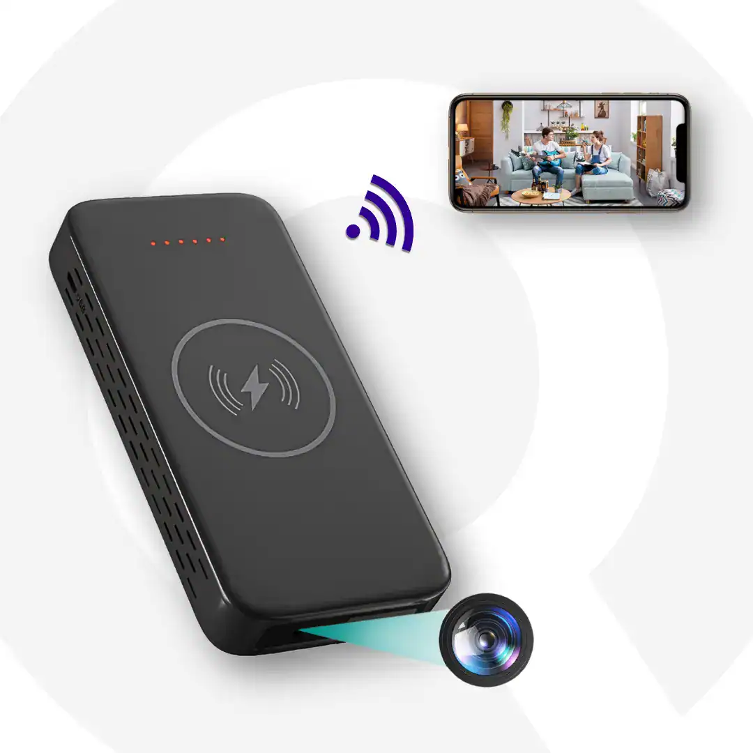 POWER BANK CON CÁMARA ESPÍA WIFI PROFESIONAL